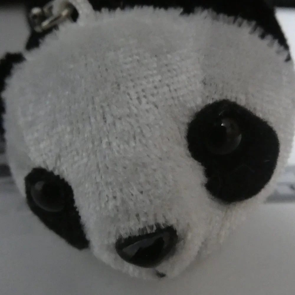 SUPER SOFT SPRING Key Chain | Panda with fluffy tail | BNWT - Picture 11 of 11